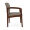 Lesro Lenox Wood Wide Guest Chair Wood Frame, Walnut, MD Farro Upholstery LW1201 - alternate 2